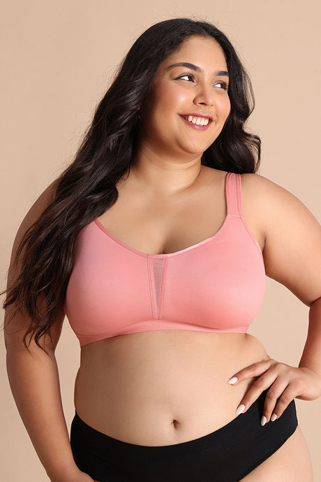 Zivame True Curv Single Layered Non Wired Full Coverage Minimiser Bra - Lobster Bisque — image 2